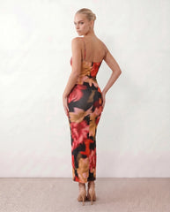 Bria Low Back Fitted Maxi Dress
