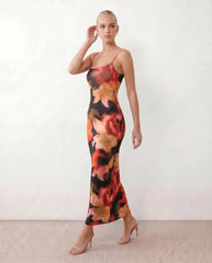 Bria Low Back Fitted Maxi Dress