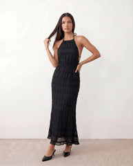 Yara Halter Backless Maxi Dress
