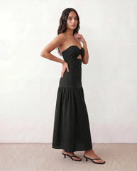 Lyra Strapless Sweetheart Maxi Dress