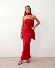 Strapless Sweetheart Gown Maxi Dress