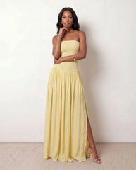 Strapless Sweetheart A-Line Gown