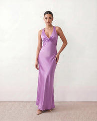 Vendula V-Neck Backless Maxi Dress