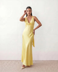 Vendula V-Neck Backless Maxi Dress