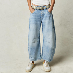 Straight Khaki Jeans