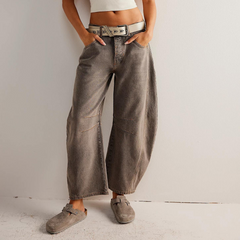 Straight Khaki Jeans