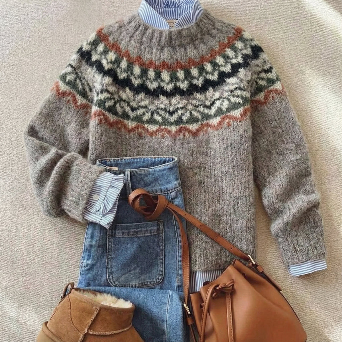Nancy | Classic Vintage Knit Sweater