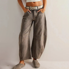 Wide Denim Trousers