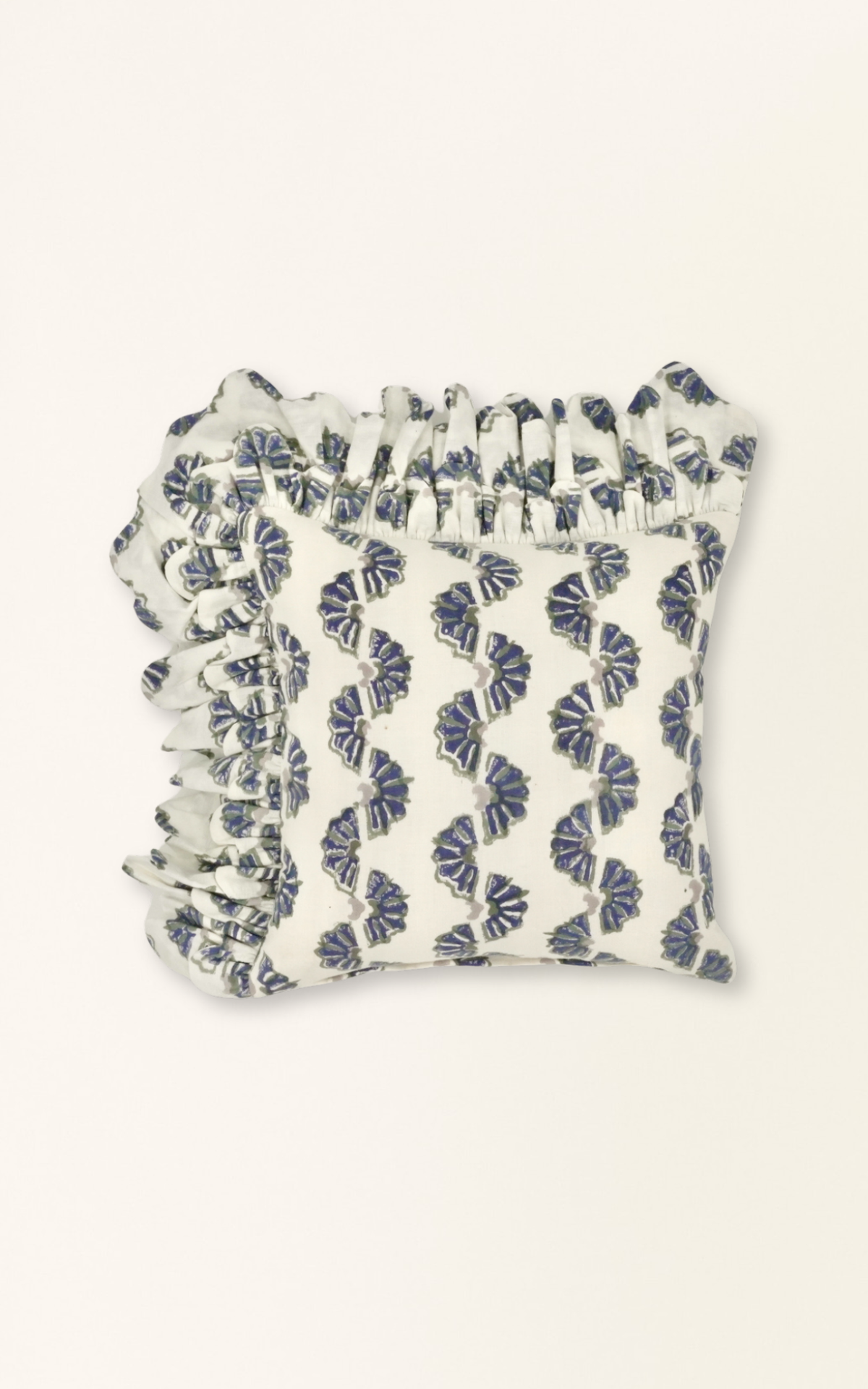 Scalloped Pillowcase in Orchard Road