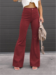 Flared Corduroy Trousers