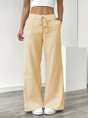Wide Striped Trousers