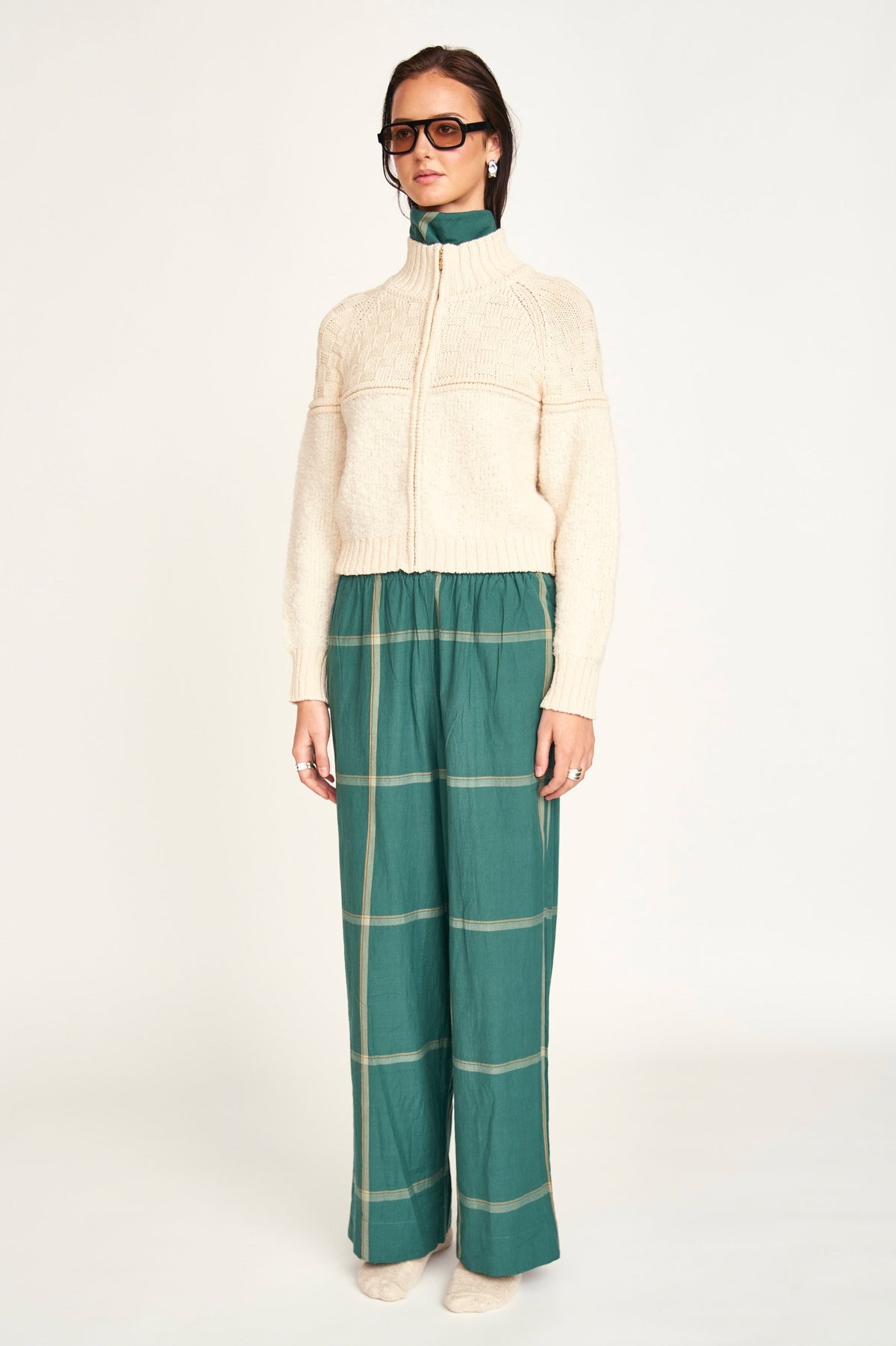 Baden Pant in Mallard Plaid