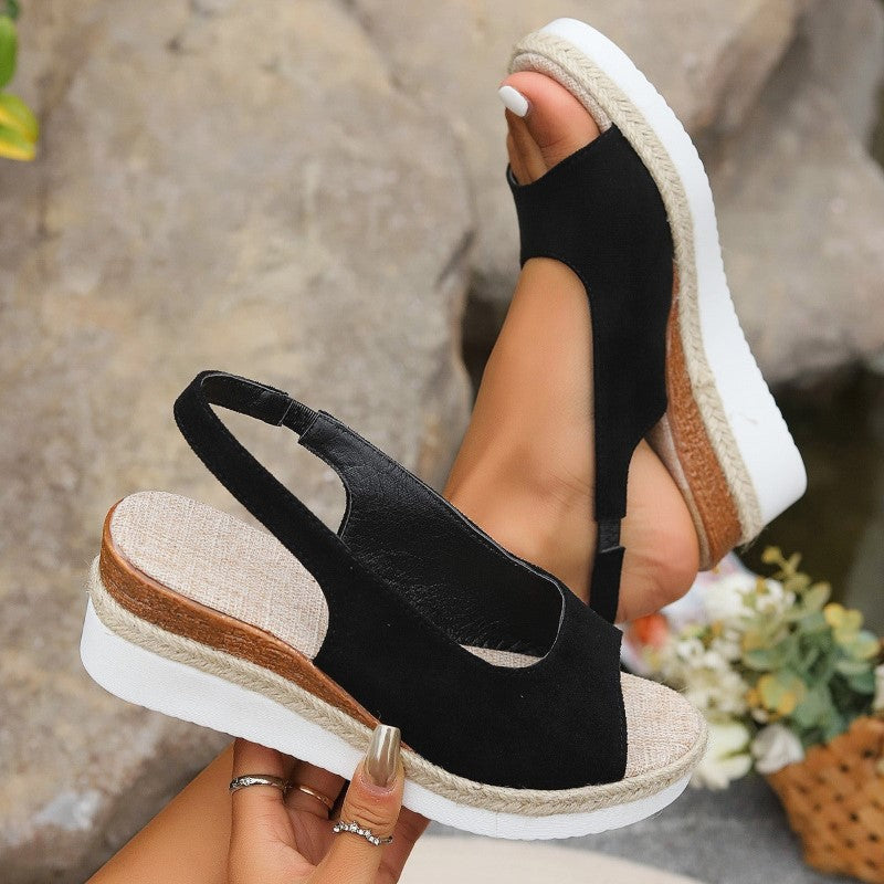 Sophia Platform Slingback Sandals