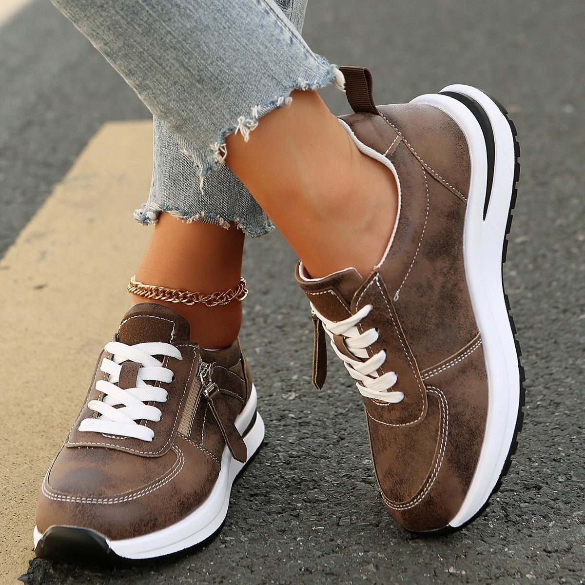 Carolina Pierce Platform Sneakers