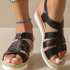 Mariana Cole Wedge Multi-Strap Sandals