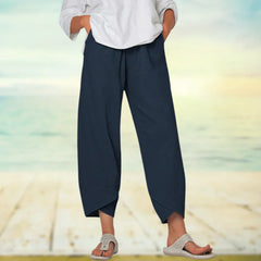 Loose Cotton Trousers