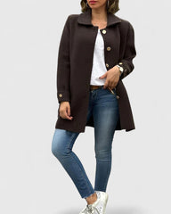 Mei | Elegant Button-Front Coat