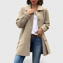 Mei | Elegant Button-Front Coat