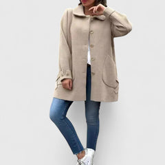 Mei | Elegant Button-Front Coat