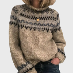 Astrid | Nordic Pattern Sweater