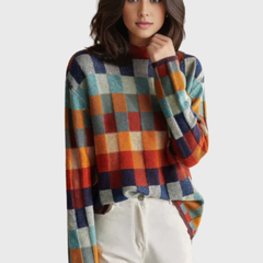Camille | High-Neck Cashmere Pullover