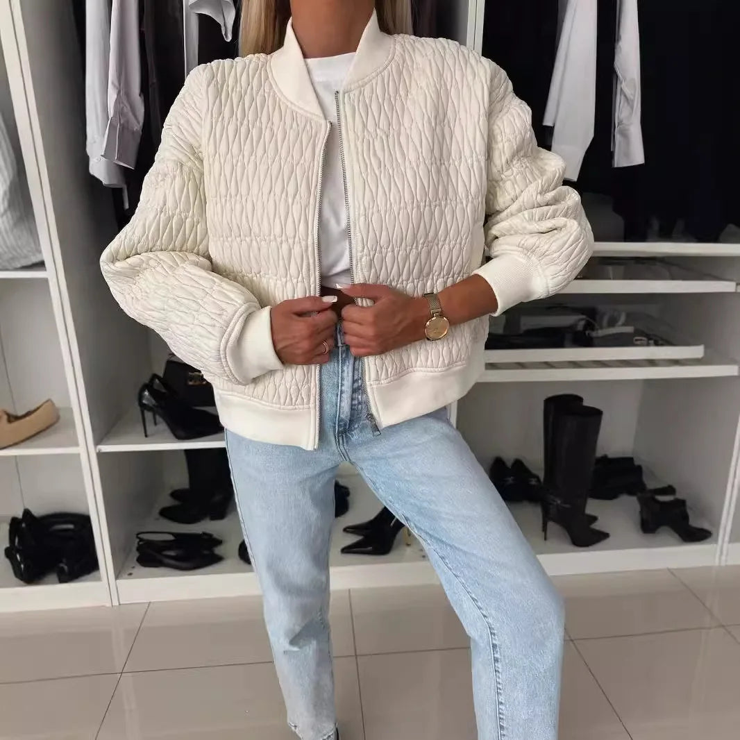 Celestine | Quilted Bomber Jacket