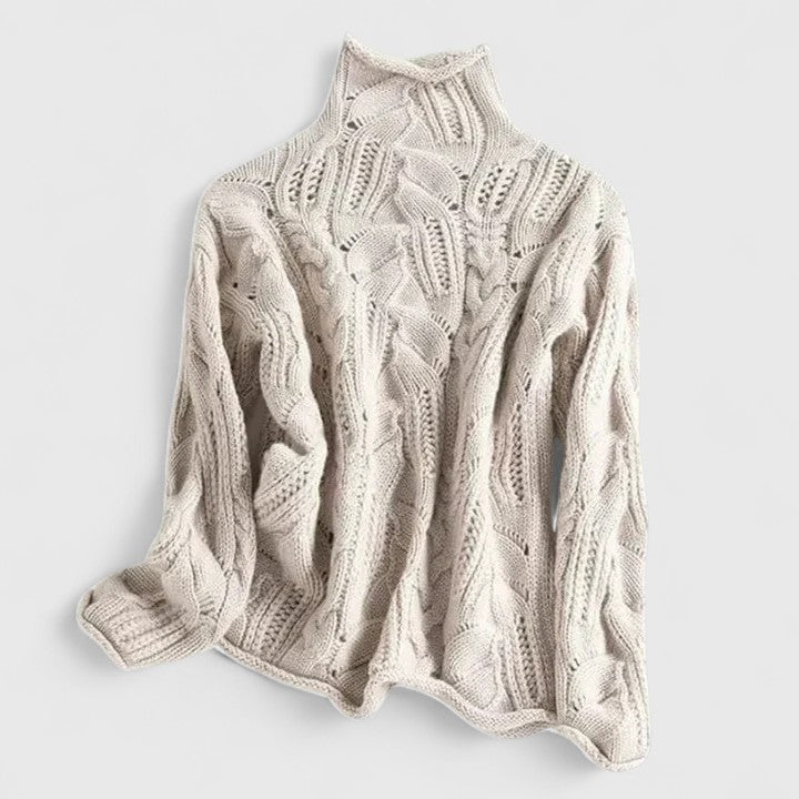 Zendrielle | Elegant Cable-Knit Sweater
