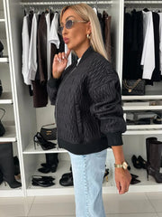 Celestine | Quilted Bomber Jacket