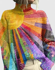 Anjelisiah | Vibrant Turtleneck Sweater
