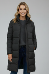 Camille | Hooded Longline Puffer Jacket