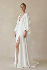 Arissea A-Line Simple Wedding Dress