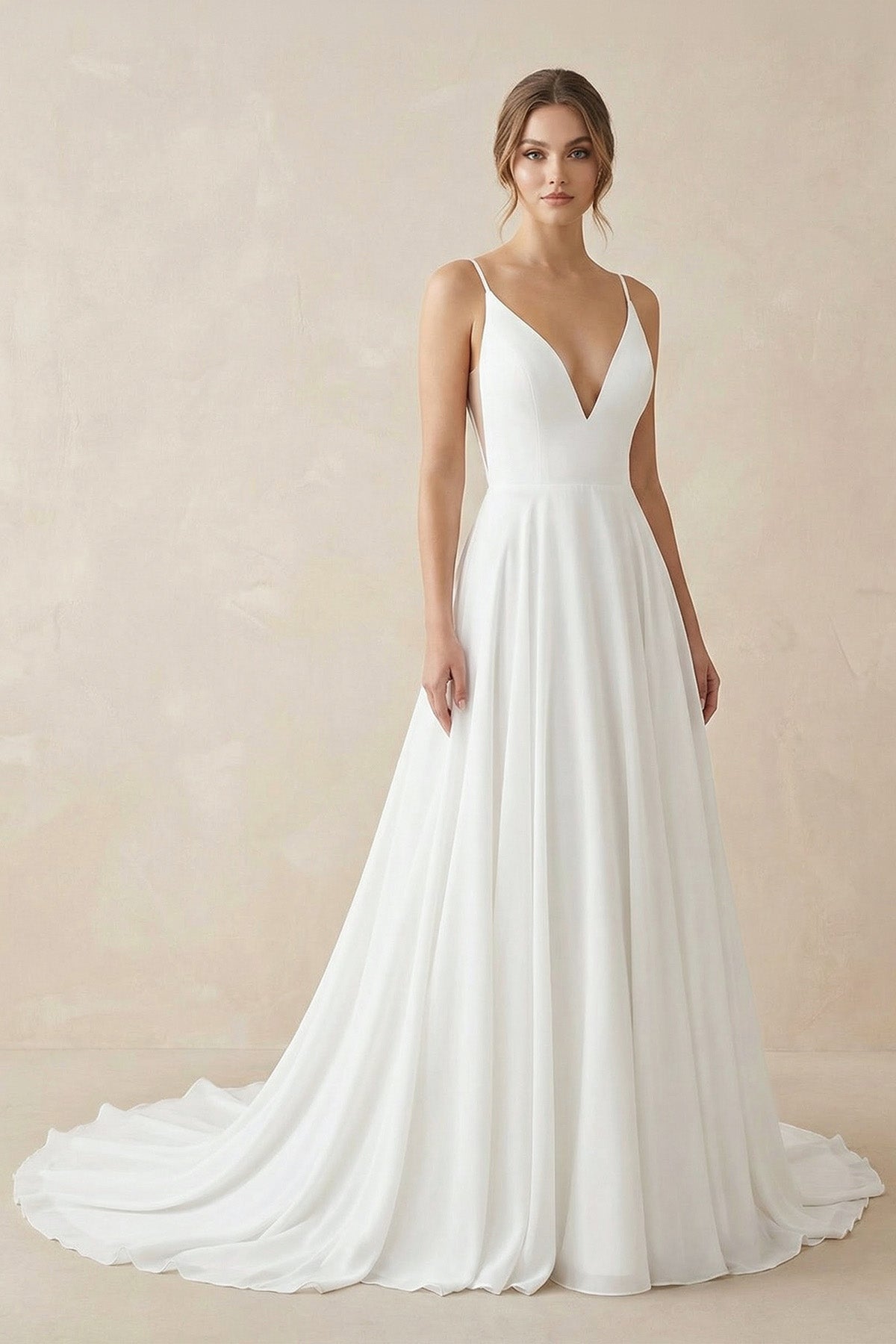 Mireth A-Line Simple Wedding Dress