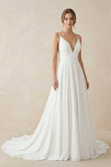 Mireth A-Line Simple Wedding Dress