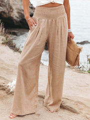 Wide Linen Trousers
