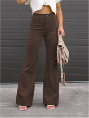 Flared Corduroy Trousers