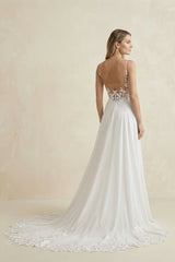 Melusina A-Line V-Neck Wedding Dress