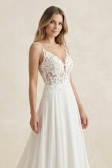 Melusina A-Line V-Neck Wedding Dress