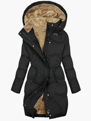Faye | Longline Quilted Hooded Puffer Jacket