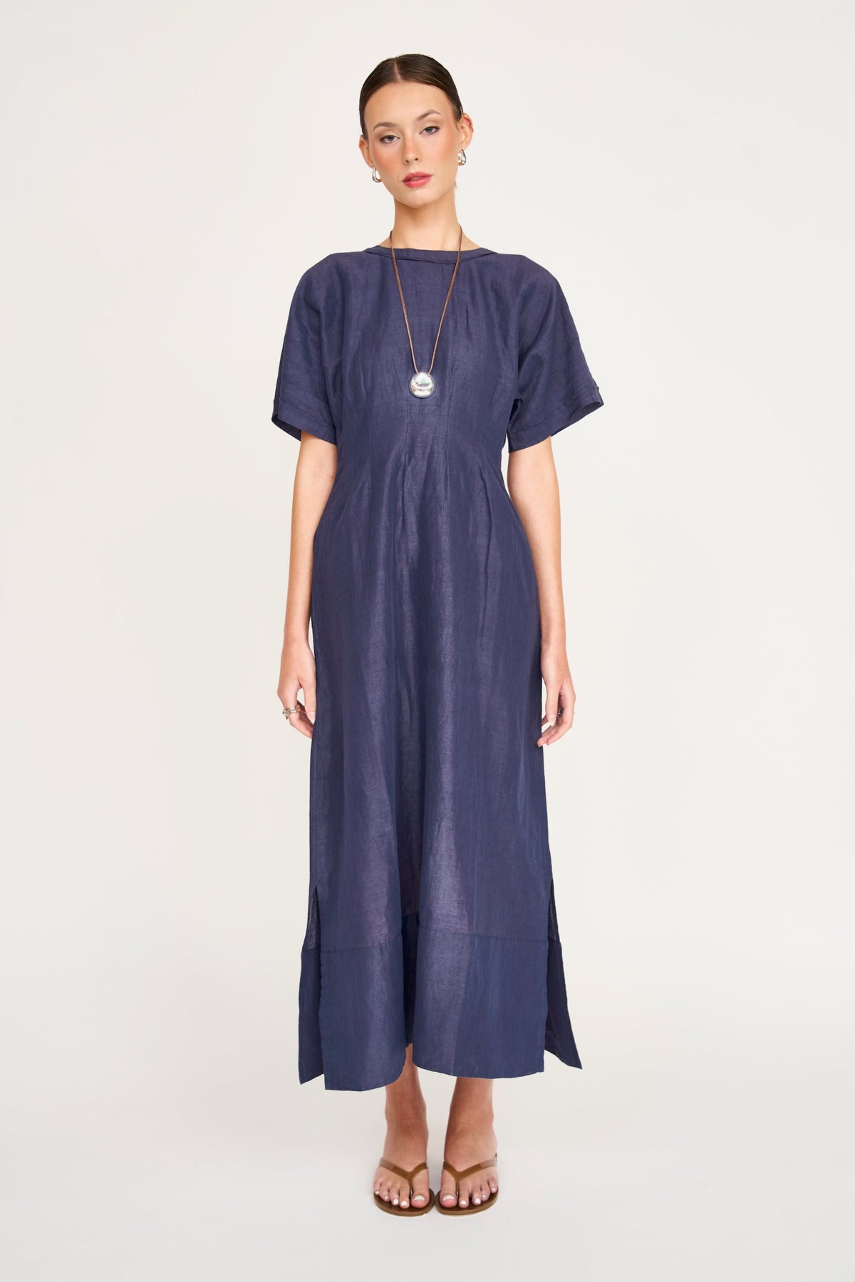 Wailea Dress in Blueberry