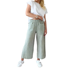 Relaxed Cotton Trousers