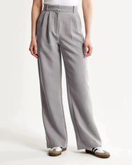 High-Waisted Graceful Trousers