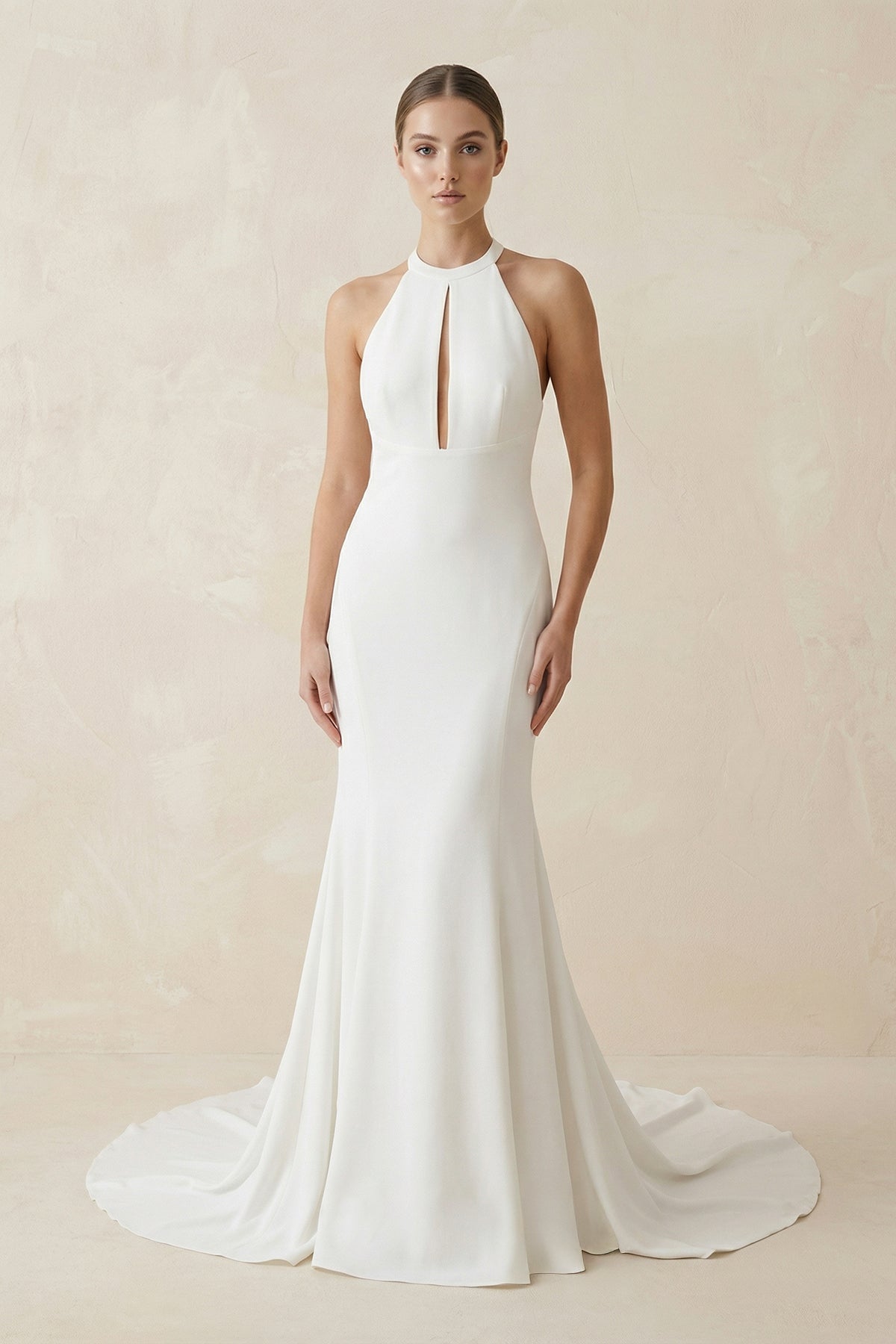 Liraya Mermaid Halter Wedding Dress
