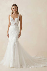 Myrex Mermaid Lace Wedding Dress