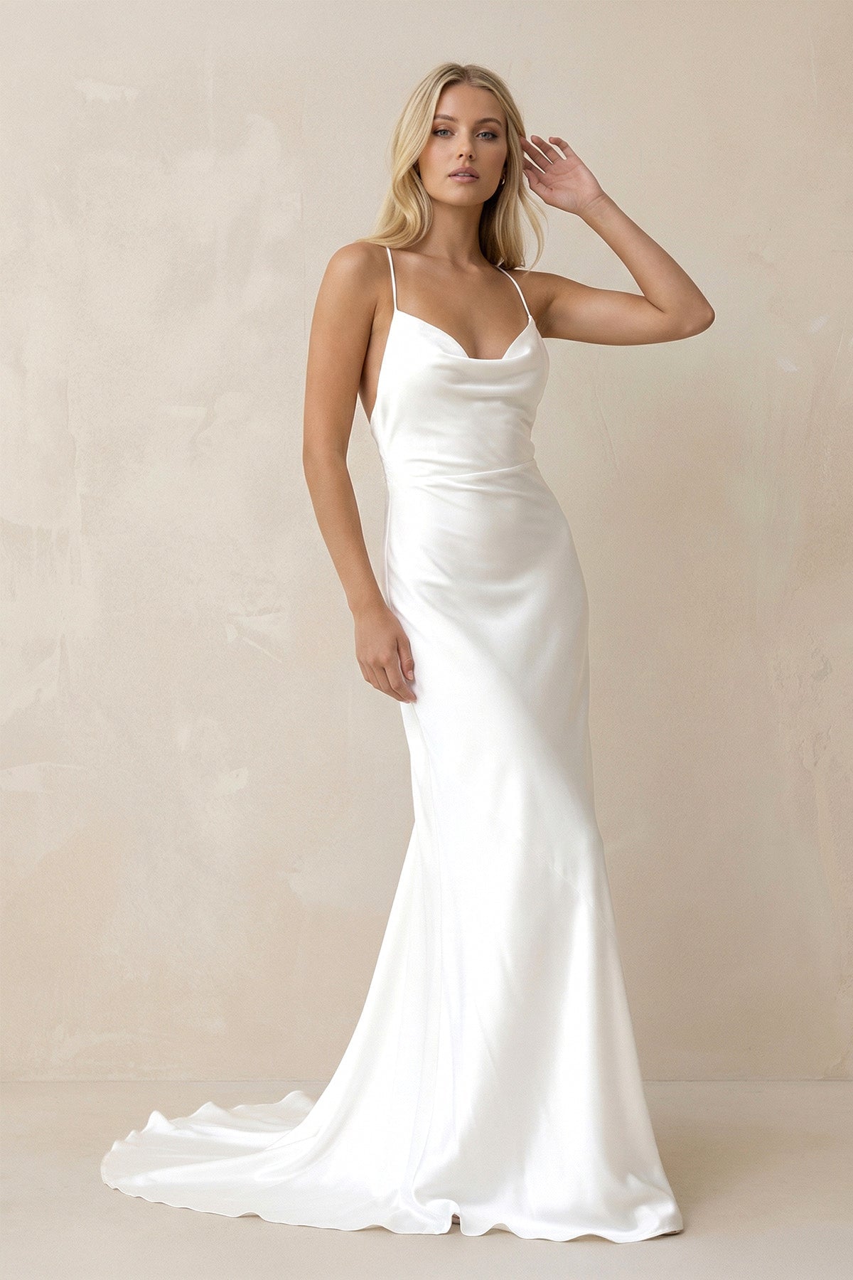 Selor Mermaid Simple Wedding Dress