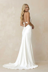 Selor Mermaid Simple Wedding Dress