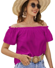 Noor | Breezy Off-Shoulder Summer Blouse