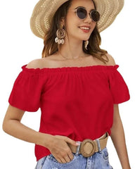 Noor | Breezy Off-Shoulder Summer Blouse