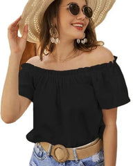 Noor | Breezy Off-Shoulder Summer Blouse