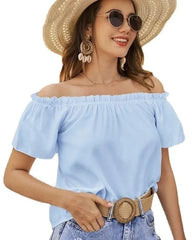 Noor | Breezy Off-Shoulder Summer Blouse
