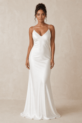 Orven Mermaid Simple Wedding Dress